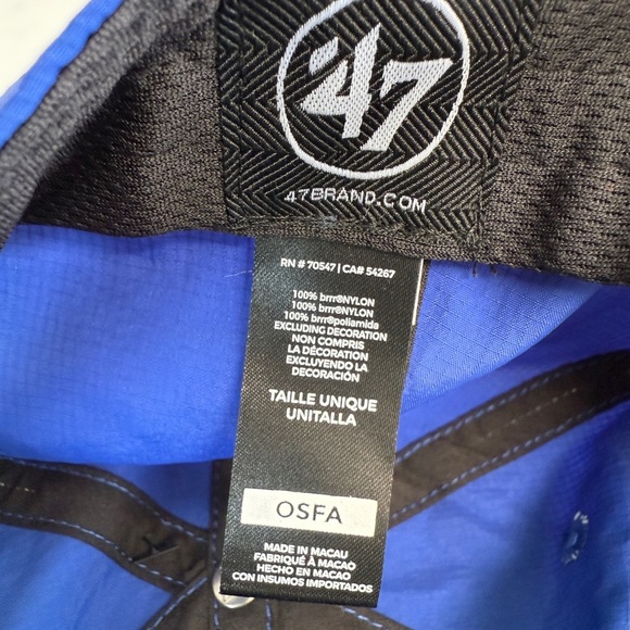 Los Angeles LA Rams Dad Hat Baseball Cap NFL 47 Brand Clean Up Strapback Blue - Picture 7 of 8